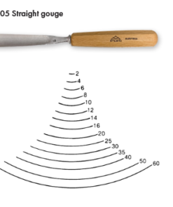 SGORBIA STUBAI PER SCULTURA SERIE 55 FORMA 5
