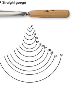 SGORBIA STUBAI PER SCULTURA SERIE 55 FORMA 9