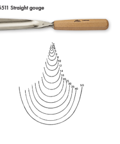 SGORBIA STUBAI PER SCULTURA SERIE 55 FORMA 11